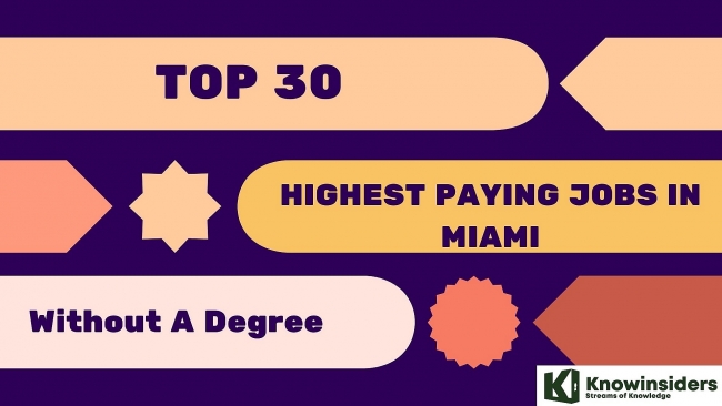 30 highest paying jobs in miami without a college degree