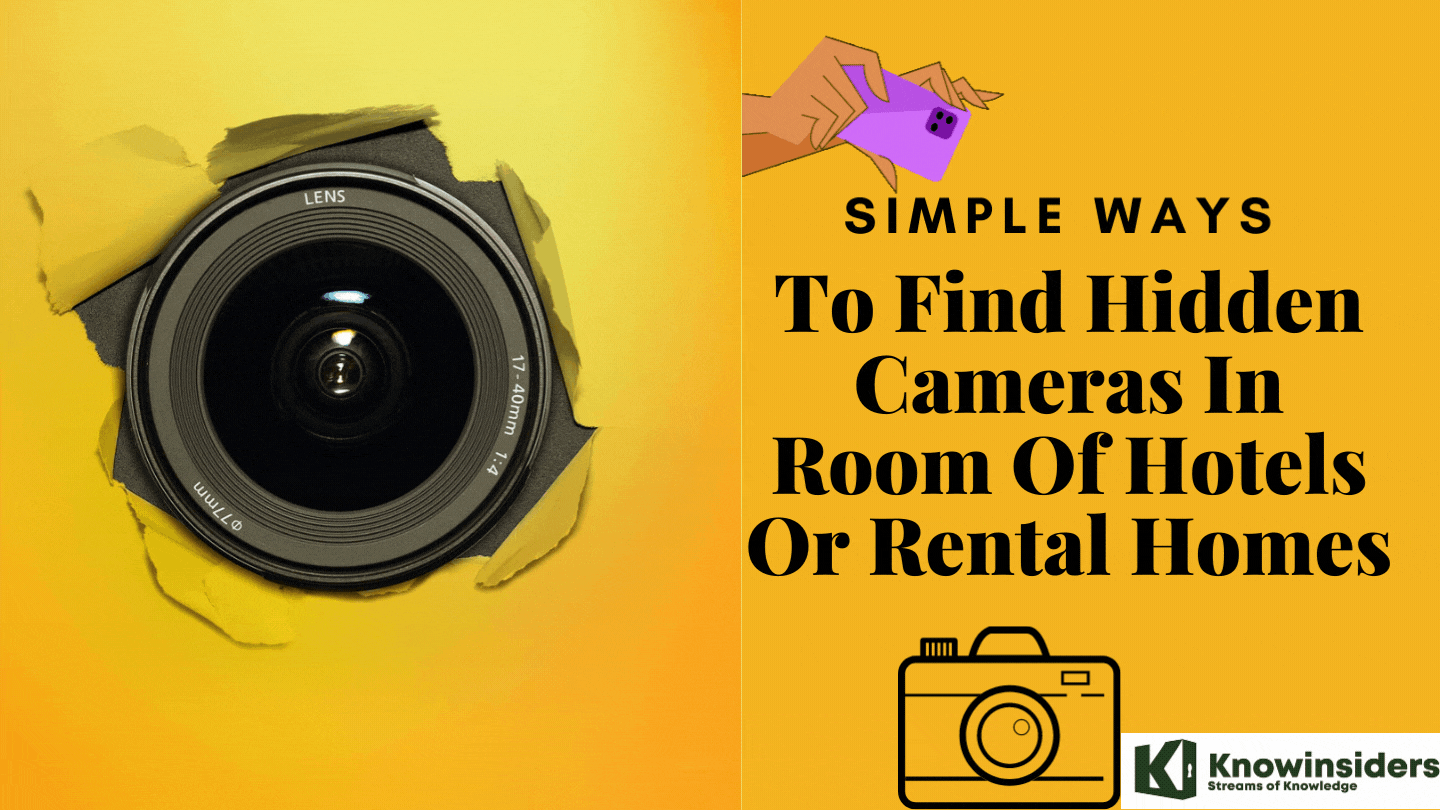 how to find hidden cameras in hotel room with 10 simple ways