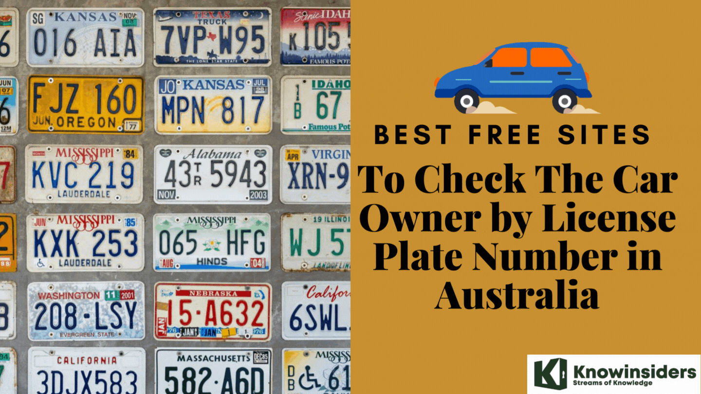 Best Free Sites to Check The Car Owner by License Plate Number in Australia