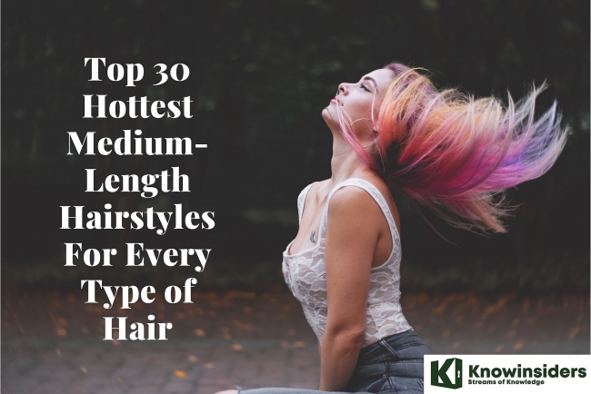 Top 30 Hottest Medium-Length Hairstyles For Every Type of Hair
