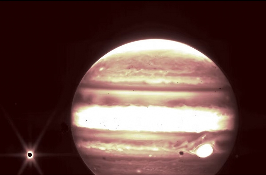 Nasa releases first Webb Telescope photographs of Jupiter and Moon Europa