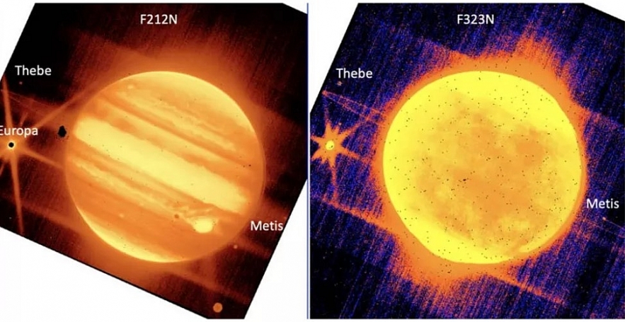 5 First Jupiter and Moon Europa Photographs on Webb Telescope