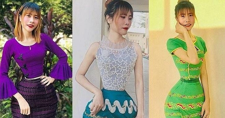 The smallest waist in the world: Student from Myanmar