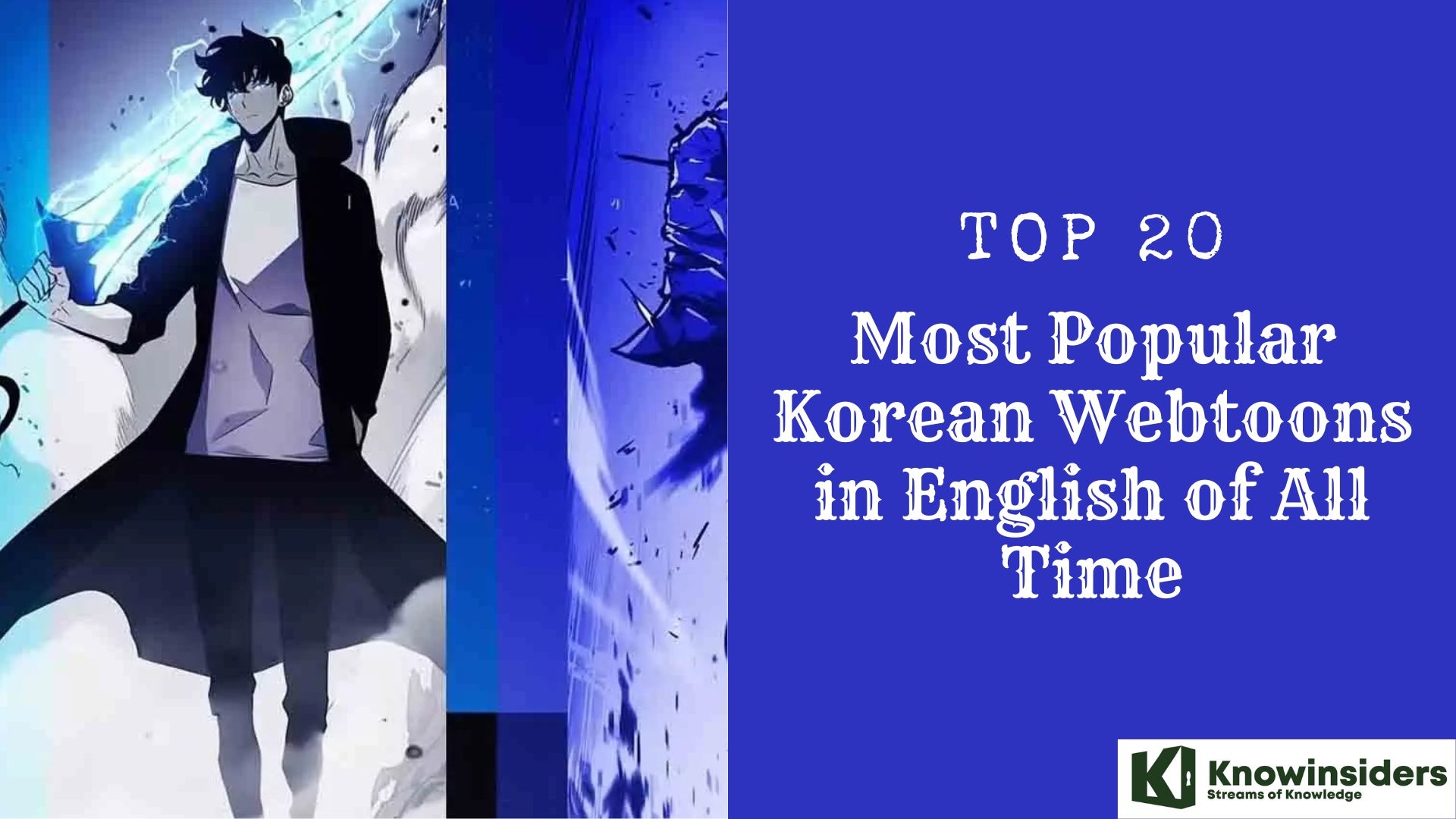 Top 20 Most Well-Known Korean Webtoons in English of All Time
