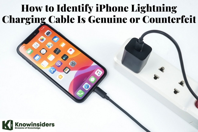 8 Simpliest Tips to Identify 'Counterfeit' iPhone Lightning Charging Cable