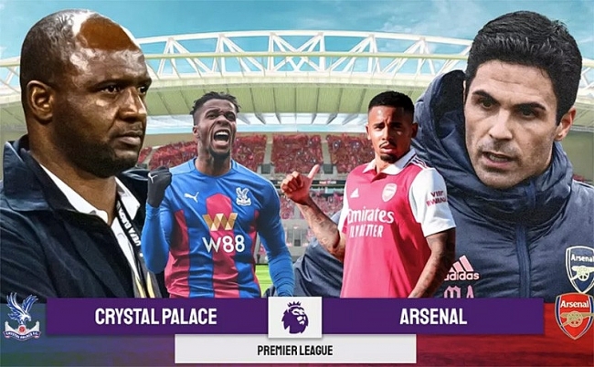 palace 0 2 arsenal final result and key moments