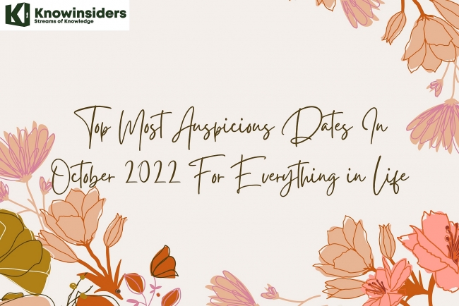 Top Most Auspicious Dates In October 2022 For Everything in Life