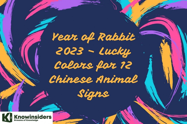 year of rabbit 2023 lucky colors for 12 chinese animal signs