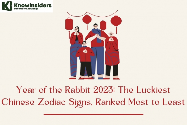 year of the rabbit 2023 the luckiest chinese zodiac signs ranked most to least