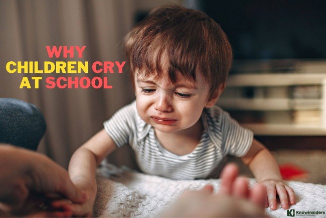 Why Children Cry When Going To School, Tips To Relieve Them