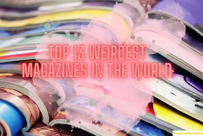 Top 13 Weirdest Magazines In The World Today