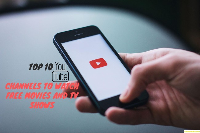 top 10 official youtube channels to watch movies and tv shows legal and free
