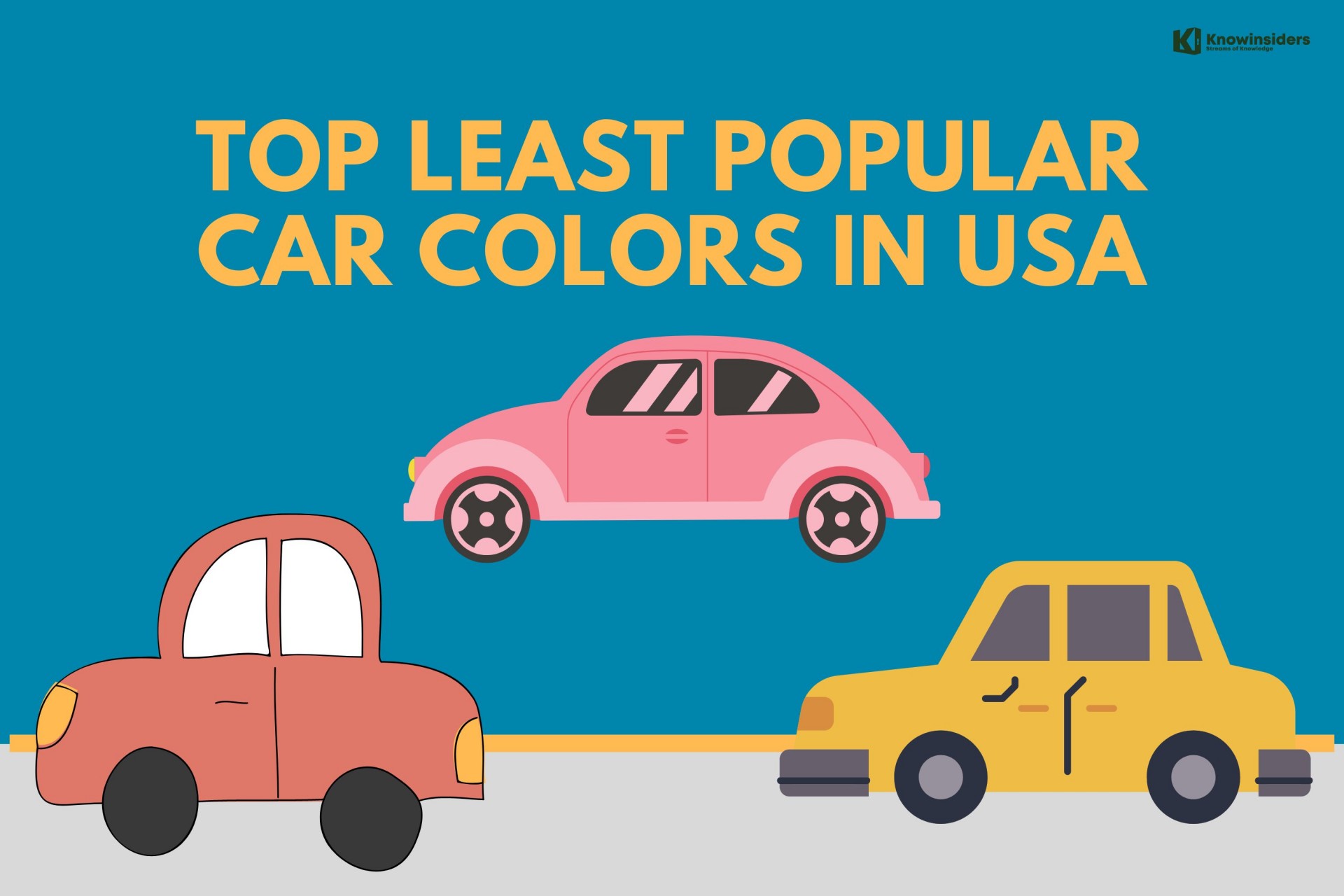 Top Least Popular Car Colors In USA