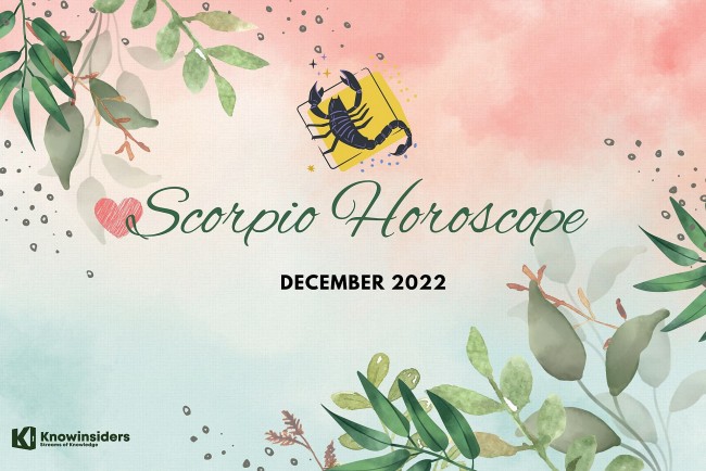 scorpio horoscope in december 2022 astrology forecast for love money career and health