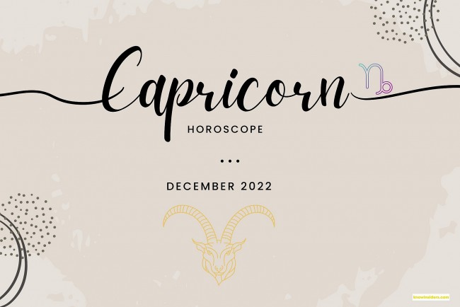 capricorn horoscope december 2022 astrology forecast for love money career and health