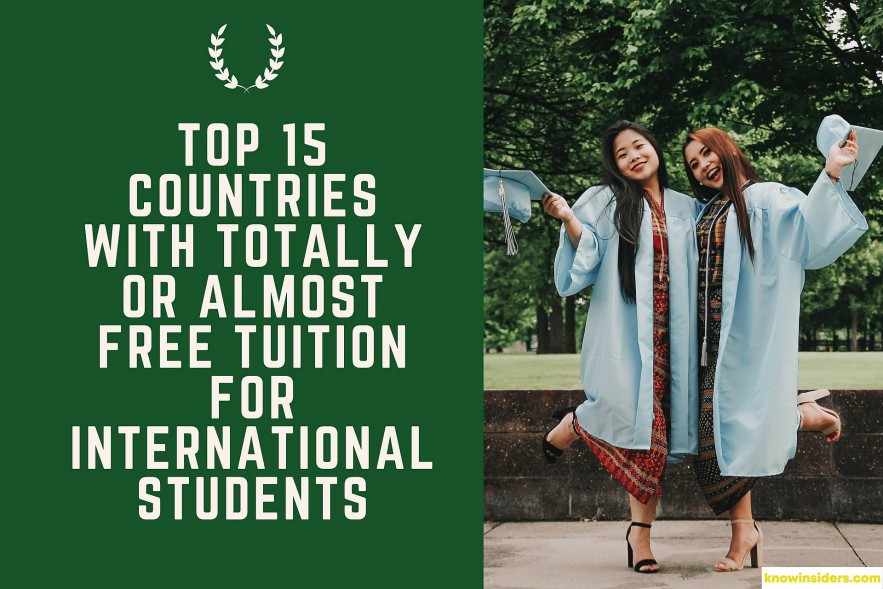Top 15 Countries With The Free Tuition for International Students