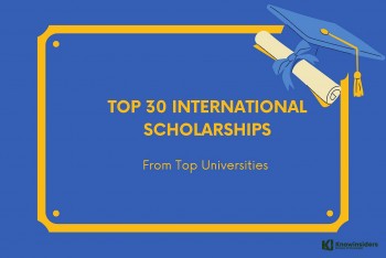 Top 30 Best International Scholarships From Top Universities In The World