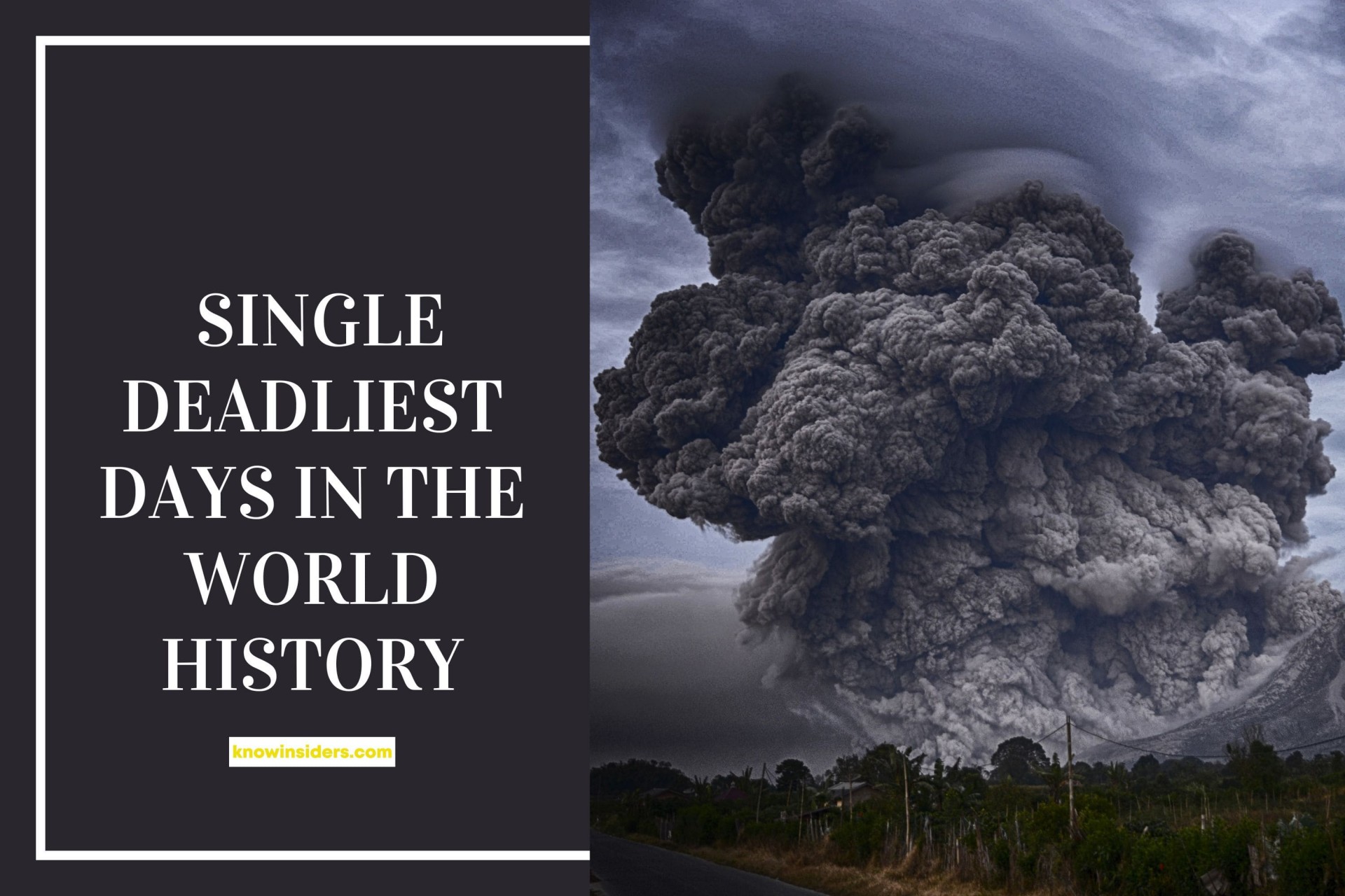 Top 8 Single Deadliest Days In The World History