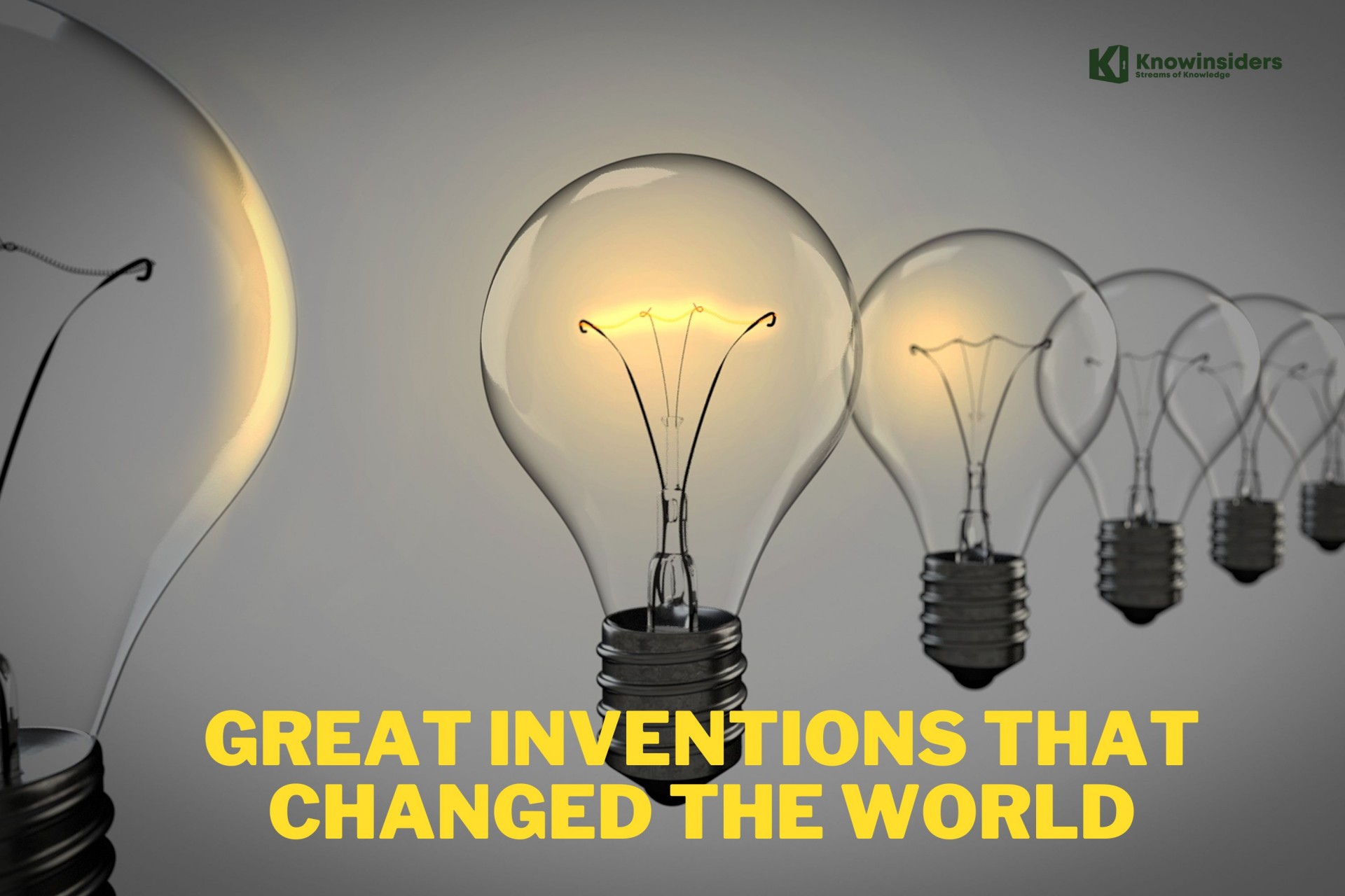 Top 11 Great Inventions That Changed The World