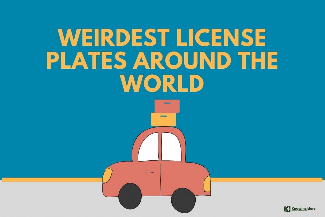 Top 10+ Weirdest License Plates In the World