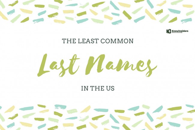 Top 13 Least Common Last Names In the U.S