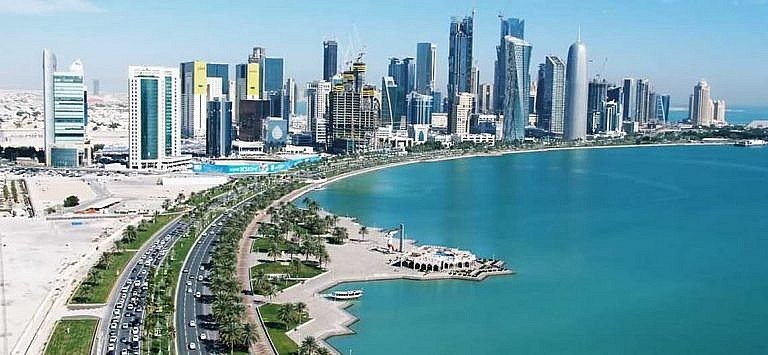 Doha Corniche - Luxury, famous resort in Qatar
