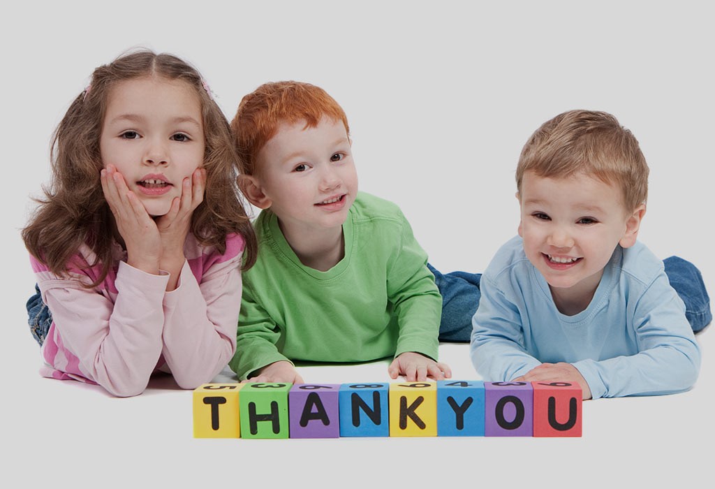 Useful Tips: Teach Children to Say 'Thank You' and Gratitude
