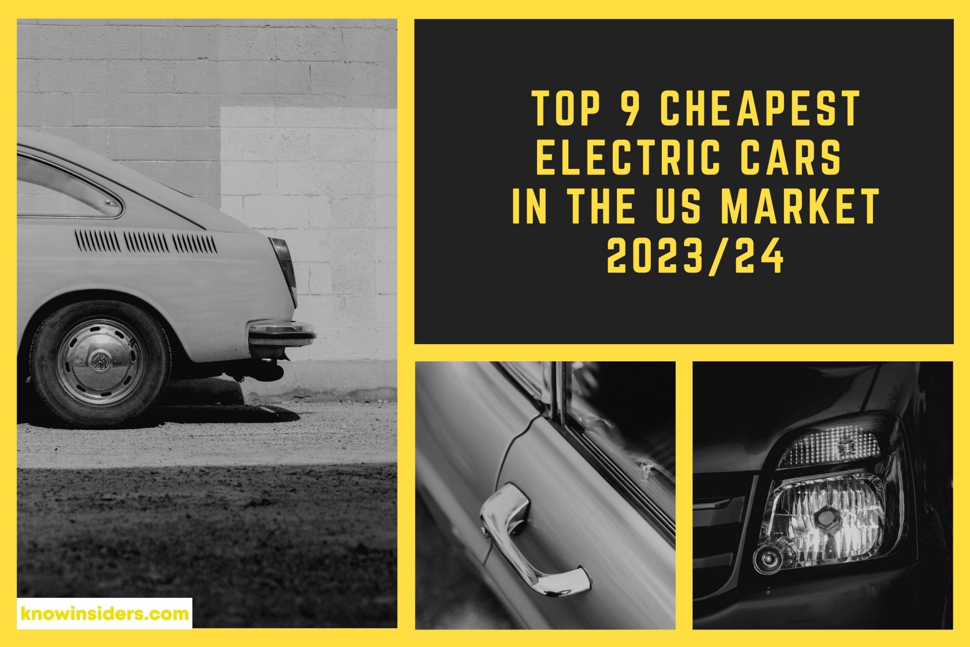 Top 9 Cheapest & Best Electric Vehicles In The US of 2023/2024