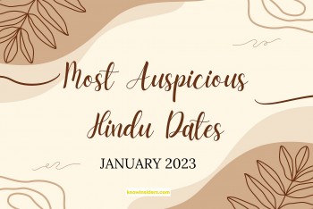 Most Auspicious Dates In January 2023 For Everything in Life, According To Hindu Calendar