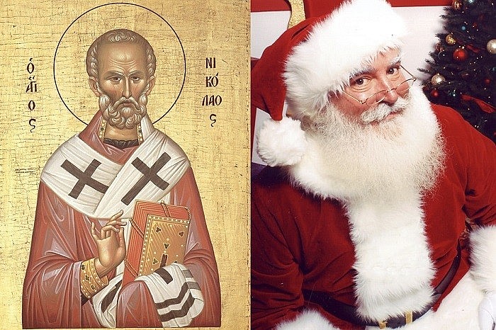 Santa Claus is modeled on the image of Saint Nicolas
