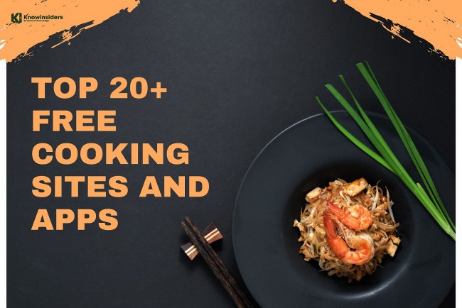 top 20 best free cooking sites and apps for food lovers