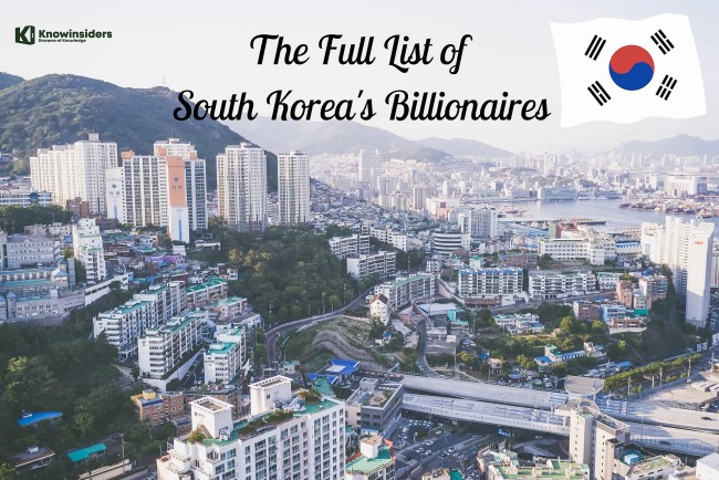 The Full List of South Korean Billionaires In 2023 - Who Are The Richest People In South Korea?