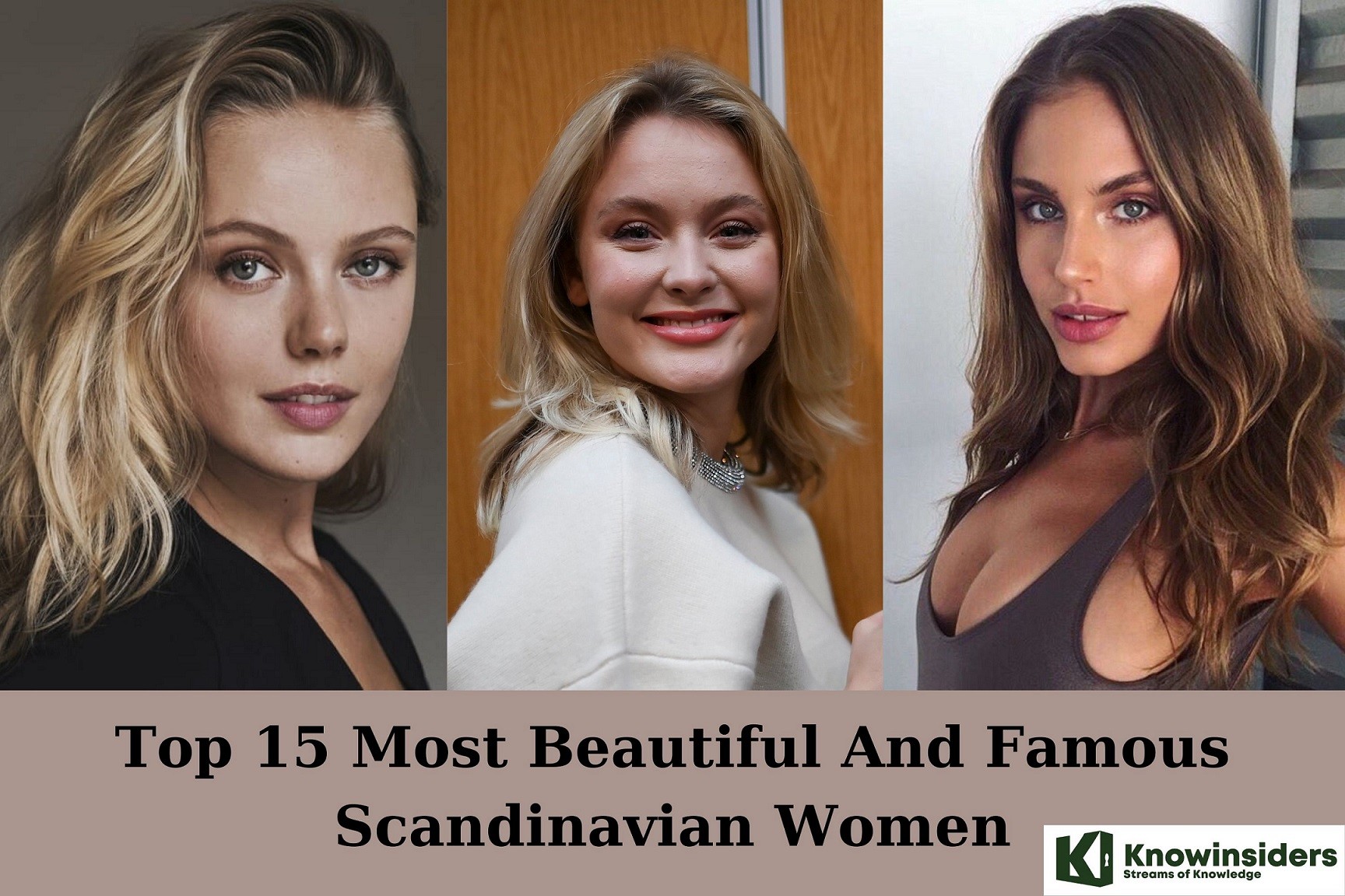 Top 15 Most Beautiful And Famous Scandinavian Women