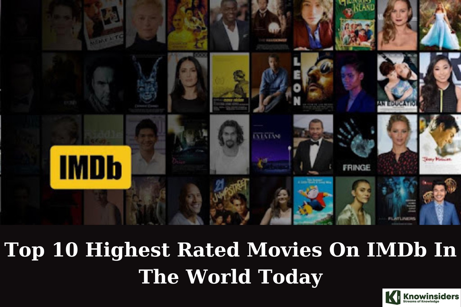 Top 10 Highest Rated Movies On IMDb In The World Today