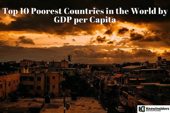 Top 10 Poorest Countries in the World by GDP Per Capita
