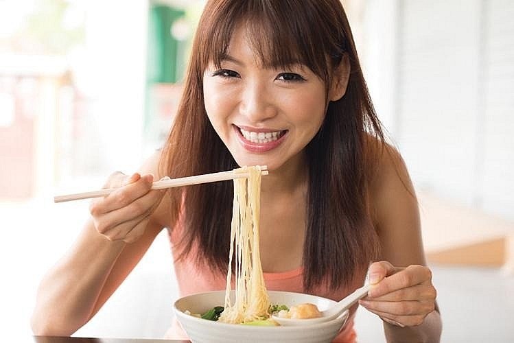 The Japanese live long lives because of their healthy eating habits