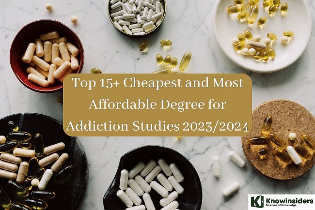 Top 15+ Cheapest and Affordable Degrees for Addiction Studies In the US Today