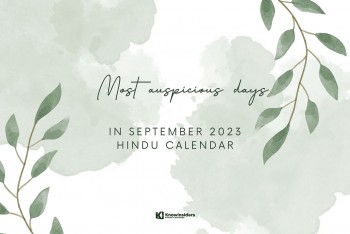 Most Auspicious Days In September 2023 For Everything In Life, According To Hindu Calendar