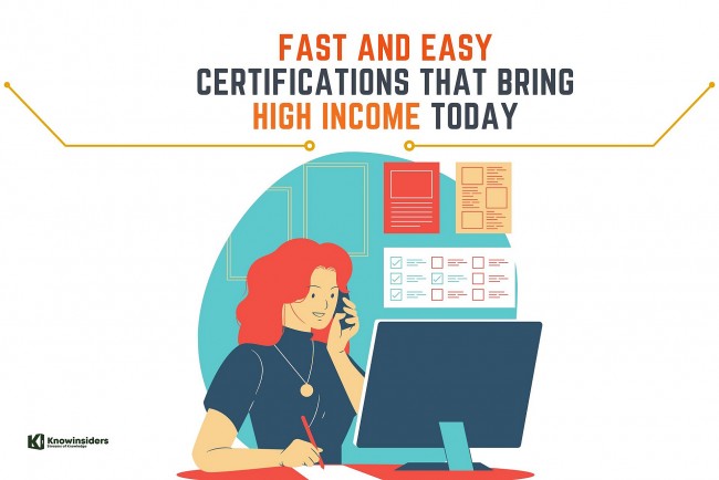 top 12 fast and easy certifications that bring high income today