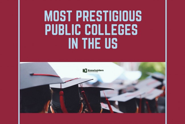 top 20 most prestigious public colleges in the us