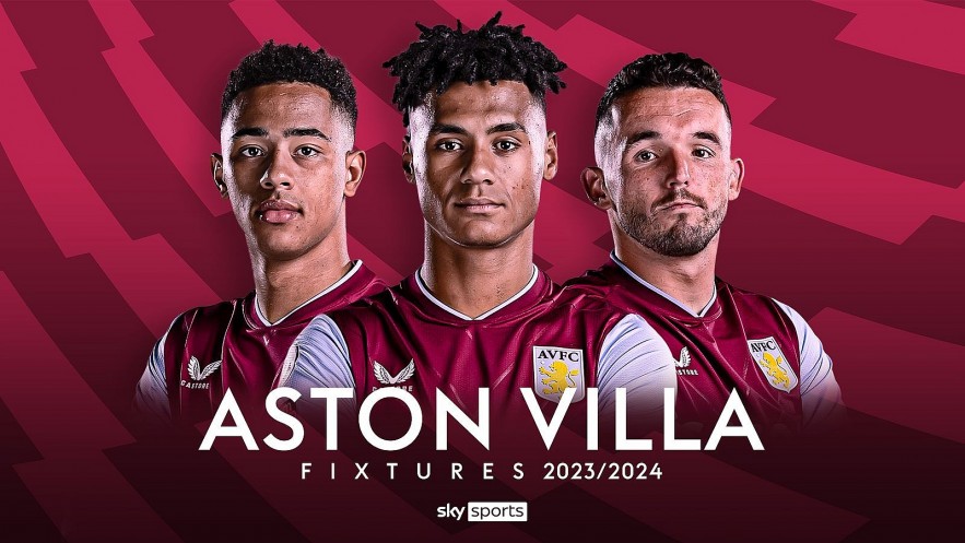 Premier League 2023/2024: Full Fixtures And Biggest Matches of Aston Villa (Update)