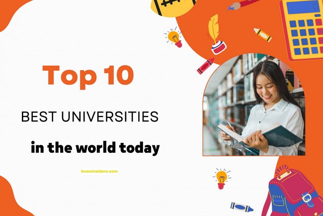 Top 10 Best Universities 2024 In The World by Times Higher Education