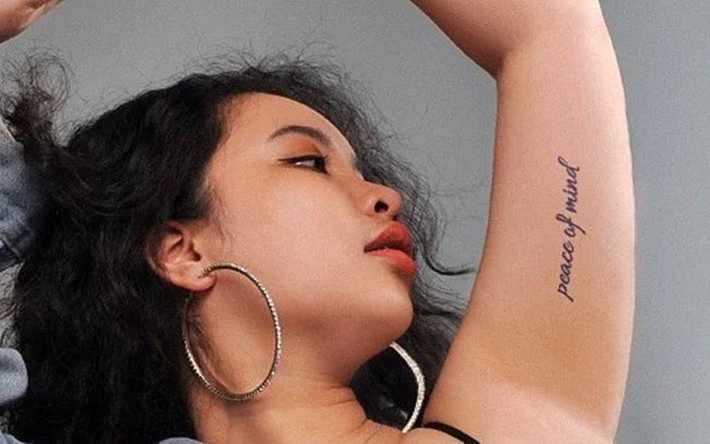 top 10 unique letter tattoos for women