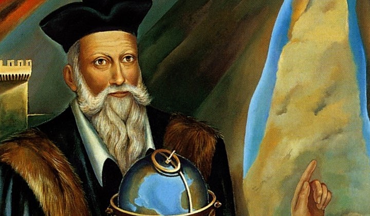 Nostradamus (1503-1566) was a legendary 16th-century French astrologer.
