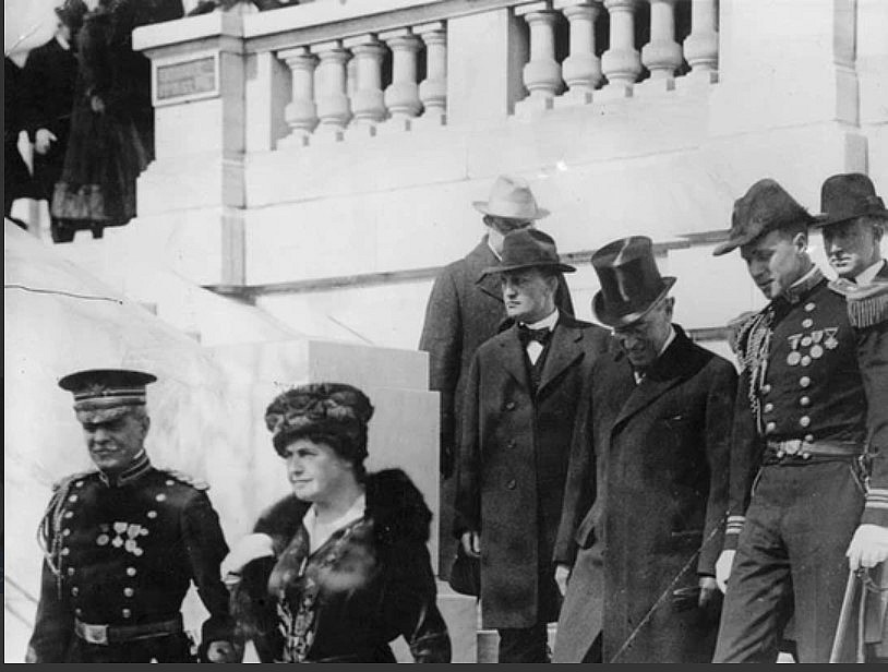 Mrs. Edith Wilson replaced her husband to run the country for 17 months