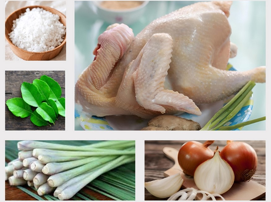How to Boil Chicken Without Water, But with Salt, Lime Leaves, Lemongrass and Wine