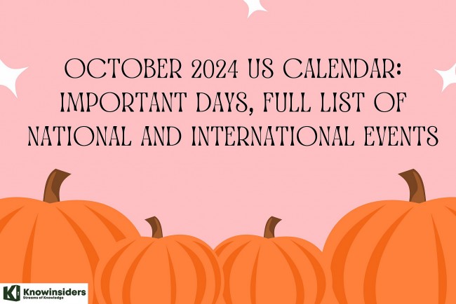 october 2024 us calendar special days full list of national and international events