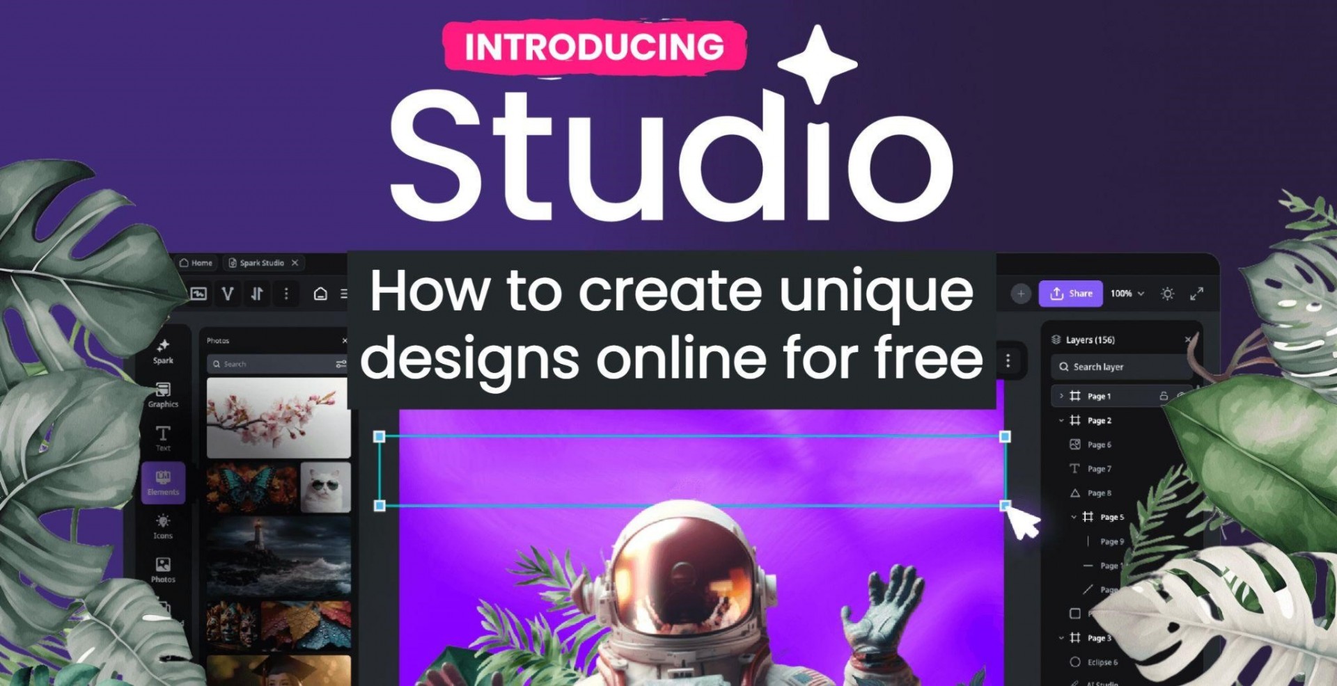 How to Create Unique Designs Online for Free - An Introduction to Studio