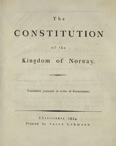 The Constitution of Norway