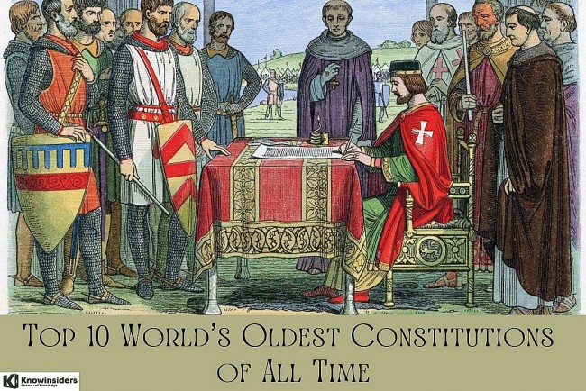 top 10 worlds oldest constitutions of all time
